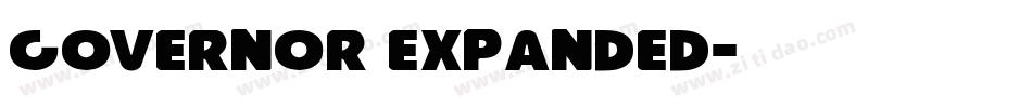 Governor Expanded字体转换